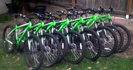 New Green Bikes